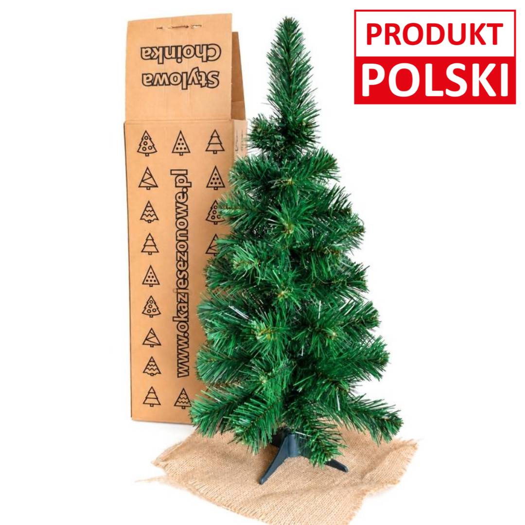 Choinka 65 cm zielona bez ozdób